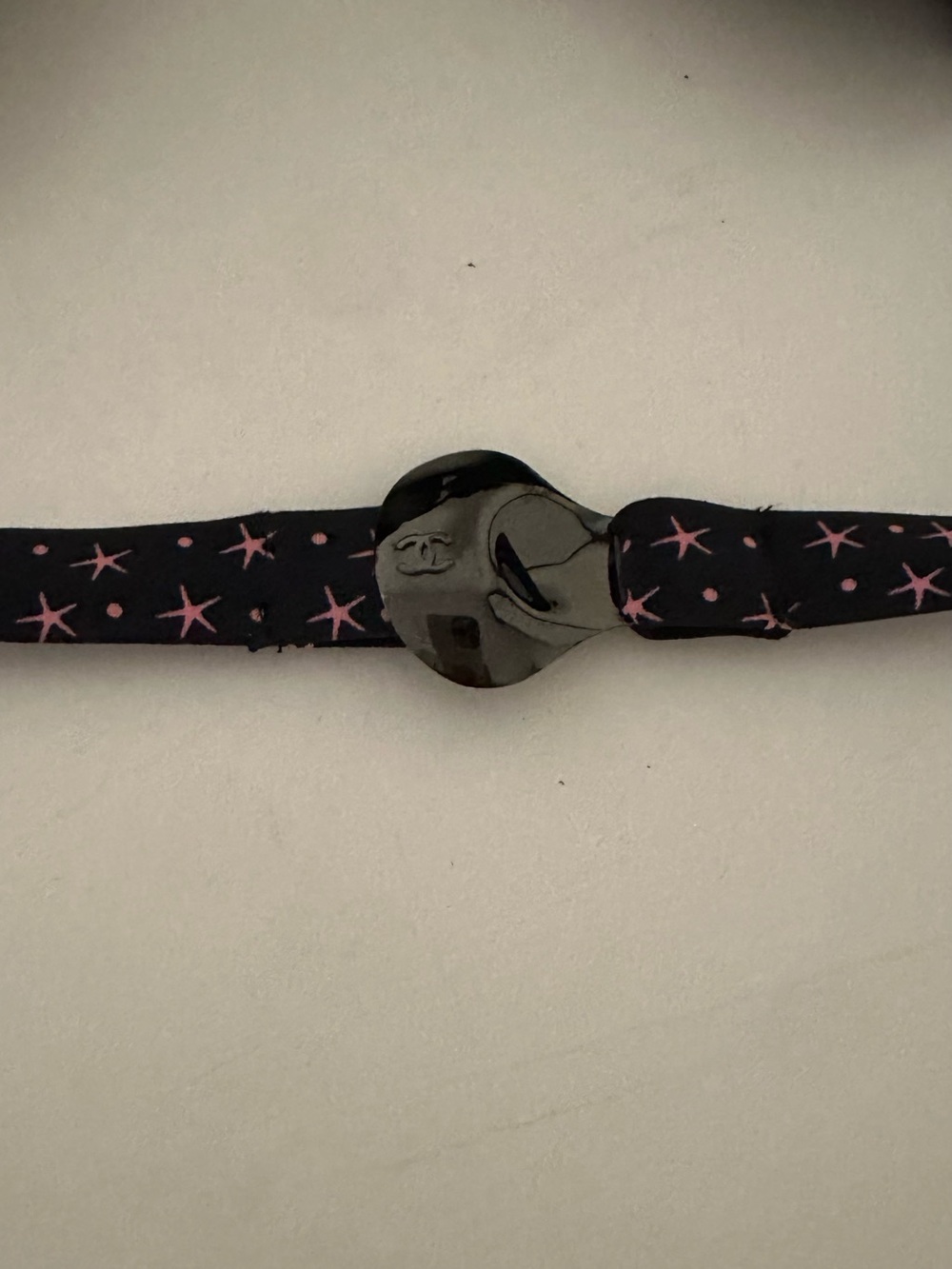 CHANEL Black Bikini Set with Pink Star Print - Picture 6 of 7
